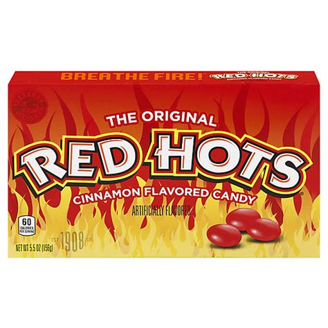 redhofs|Red Hots Original Cinnamon Flavored Candy, Theater Box, 5.5 oz